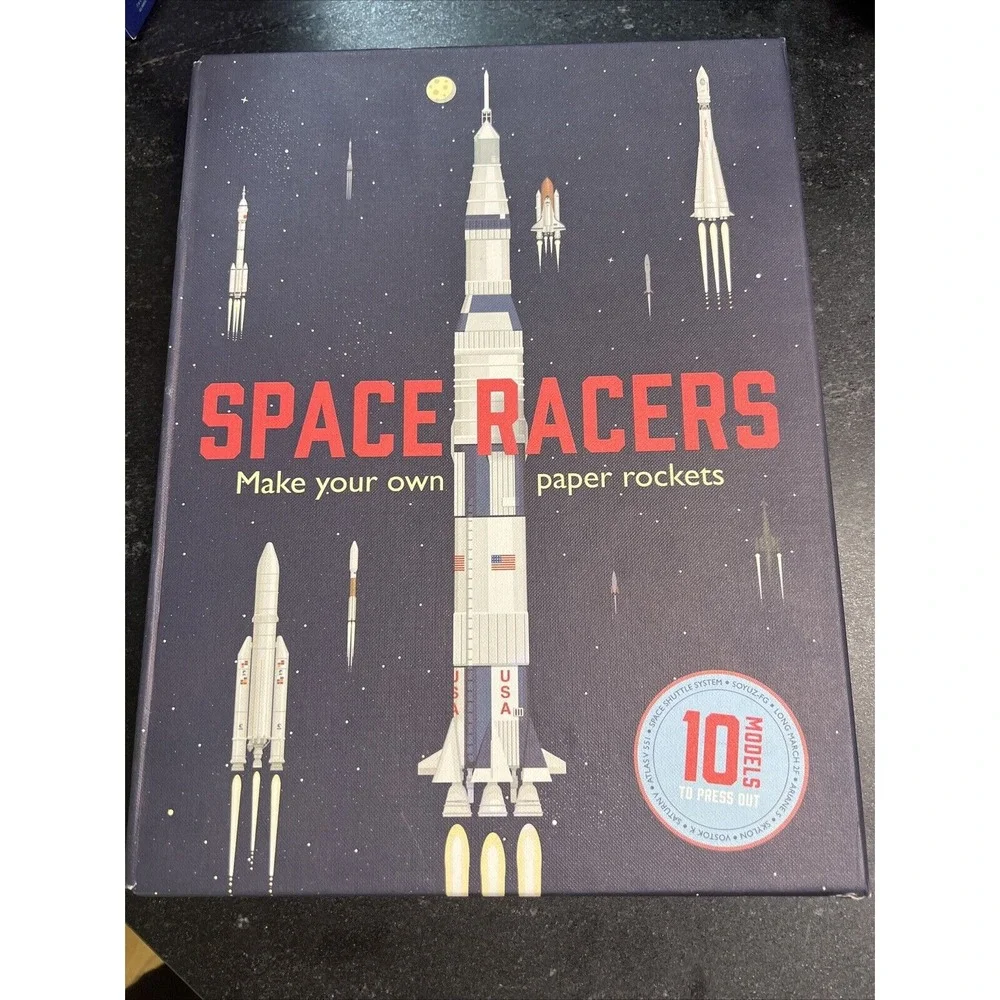 Space Racers: Make Your Own Paper Rockets 10 Models! Over 23